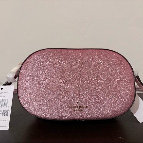 Kate Spade Glitter Pink Crossbody and Slim Card Case - Picture 3 of 3
